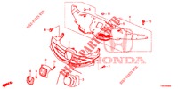 GRILL, VORNE/ZIERLEISTE  für Honda CIVIC 1.8 LIFESTYLE 5 Türen 6 gang-Schaltgetriebe 2013
