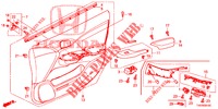 TUERVERKLEIDUNG, VORNE (LH) für Honda CIVIC 1.8 LIFESTYLE 5 Türen 6 gang-Schaltgetriebe 2013