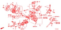 WASSERPUMPE/THERMOSTAT (1.8L) für Honda CIVIC 1.8 LIFESTYLE 5 Türen 6 gang-Schaltgetriebe 2013