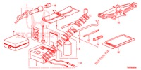 WERKZEUGE/WAGENHEBER  für Honda CIVIC 1.8 LIFESTYLE 5 Türen 6 gang-Schaltgetriebe 2013