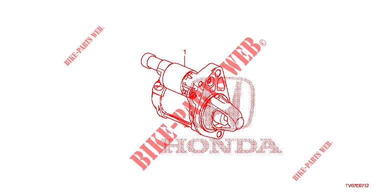 ANLASSER (DENSO) (1.8L) (ARRET RALENTI AUTO) für Honda CIVIC 1.8 LIFESTYLE 5 Türen 6 gang-Schaltgetriebe 2013