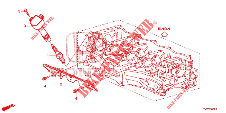 STOPFENOEFFNUNGS SPULE (1.8L) für Honda CIVIC 1.8 LIFESTYLE 5 Türen 6 gang-Schaltgetriebe 2013