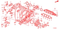ANSAUGKRUEMMER (1.8L) für Honda CIVIC 1.8 LIFESTYLE 5 Türen 5 gang automatikgetriebe 2013