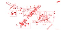 HECKLEUCHTE/KENNZEICHENBELEUCHTUNG (PGM FI)  für Honda CIVIC 1.8 LIFESTYLE 5 Türen 5 gang automatikgetriebe 2013