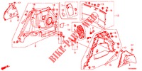 KOFFERRAUM SEITENVERKL.  für Honda CIVIC 1.8 LIFESTYLE 5 Türen 5 gang automatikgetriebe 2013