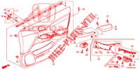 TUERVERKLEIDUNG, VORNE (LH) für Honda CIVIC 1.8 LIFESTYLE 5 Türen 5 gang automatikgetriebe 2013