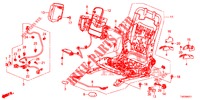 VORNE SITZKOMPONENTEN (G.) (HAUTEUR MANUELLE) für Honda CIVIC 1.8 LIFESTYLE 5 Türen 5 gang automatikgetriebe 2013