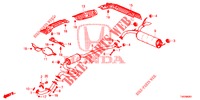 AUSPUFFROHR/SCHALLDAEMPFER (1.8L) für Honda CIVIC 1.8 S 5 Türen 6 gang-Schaltgetriebe 2013