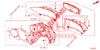 DREHZAHLMESSER  für Honda CIVIC 1.8 S 5 Türen 6 gang-Schaltgetriebe 2013
