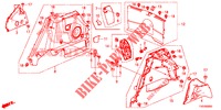 KOFFERRAUM SEITENVERKL.  für Honda CIVIC 1.8 S 5 Türen 6 gang-Schaltgetriebe 2013