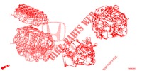 MOTOREINHEIT/GETRIEBE KOMPL. (1.8L) für Honda CIVIC 1.8 S 5 Türen 6 gang-Schaltgetriebe 2013
