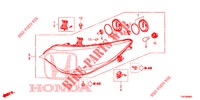 SCHEINWERFER  für Honda CIVIC 1.8 S 5 Türen 6 gang-Schaltgetriebe 2013
