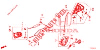 TUERSCHLOESSER, HINTEN/AEUSSERER GRIFF  für Honda CIVIC 1.8 S 5 Türen 6 gang-Schaltgetriebe 2013