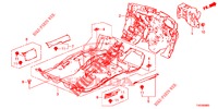 BODENMATTE/ISOLATOR  für Honda CIVIC 1.8 S 5 Türen 5 gang automatikgetriebe 2013