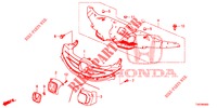 GRILL, VORNE/ZIERLEISTE  für Honda CIVIC 1.8 S 5 Türen 5 gang automatikgetriebe 2013
