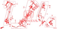 VORDERSITZ/SITZGURTE  für Honda CIVIC 1.8 S 5 Türen 5 gang automatikgetriebe 2013