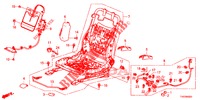 VORNE SITZKOMPONENTEN (D.) (SIEGE REGLAGE MANUEL) für Honda CIVIC 1.8 S 5 Türen 5 gang automatikgetriebe 2013
