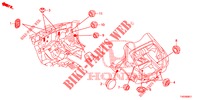 GUMMITUELLE (ARRIERE) für Honda CIVIC 1.8 EXECUTIVE 5 Türen 6 gang-Schaltgetriebe 2013