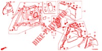 KOFFERRAUM SEITENVERKL.  für Honda CIVIC 1.8 EXECUTIVE 5 Türen 6 gang-Schaltgetriebe 2013