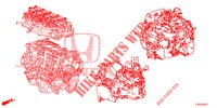MOTOREINHEIT/GETRIEBE KOMPL. (1.8L) für Honda CIVIC 1.8 EXECUTIVE 5 Türen 6 gang-Schaltgetriebe 2013