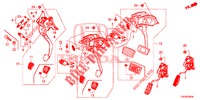 PEDAL (LH) für Honda CIVIC 1.8 EXECUTIVE 5 Türen 6 gang-Schaltgetriebe 2013