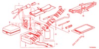 WERKZEUGE/WAGENHEBER  für Honda CIVIC 1.8 EXECUTIVE 5 Türen 6 gang-Schaltgetriebe 2013
