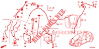 WINDSCHUTZSCHEIBENWASCHER (2D)  für Honda CIVIC 1.8 EXECUTIVE 5 Türen 6 gang-Schaltgetriebe 2013