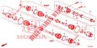ANTRIEBSWELLE, VORNE/HALBWELLE (DIESEL) (2.2L) für Honda CIVIC DIESEL 2.2 EXECUTIVE 5 Türen 6 gang-Schaltgetriebe 2013