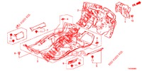BODENMATTE/ISOLATOR  für Honda CIVIC DIESEL 2.2 EXECUTIVE 5 Türen 6 gang-Schaltgetriebe 2013