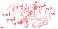 EINPARKSENSOR  für Honda CIVIC DIESEL 2.2 EXECUTIVE 5 Türen 6 gang-Schaltgetriebe 2013