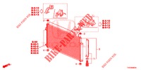 KLIMAANLAGE (CONDENSATEUR) für Honda CIVIC DIESEL 2.2 EXECUTIVE 5 Türen 6 gang-Schaltgetriebe 2013
