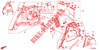 KOFFERRAUM SEITENVERKL.  für Honda CIVIC DIESEL 2.2 EXECUTIVE 5 Türen 6 gang-Schaltgetriebe 2013
