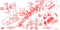 STEUERGERAT (COMPARTIMENT MOTEUR) (1) (DIESEL) (2.2L) für Honda CIVIC DIESEL 2.2 EXECUTIVE 5 Türen 6 gang-Schaltgetriebe 2013
