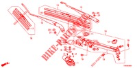 WINDSCHUTZSCHEIBENWISCHER (LH) für Honda CIVIC DIESEL 2.2 EXECUTIVE 5 Türen 6 gang-Schaltgetriebe 2013
