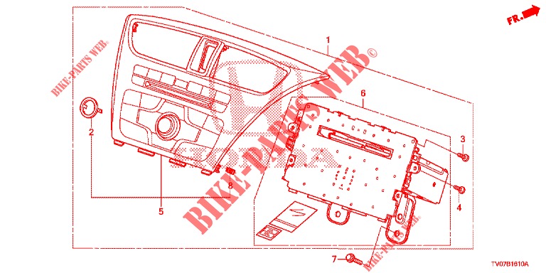 AUDIOEINHEIT  für Honda CIVIC DIESEL 2.2 EXECUTIVE 5 Türen 6 gang-Schaltgetriebe 2013