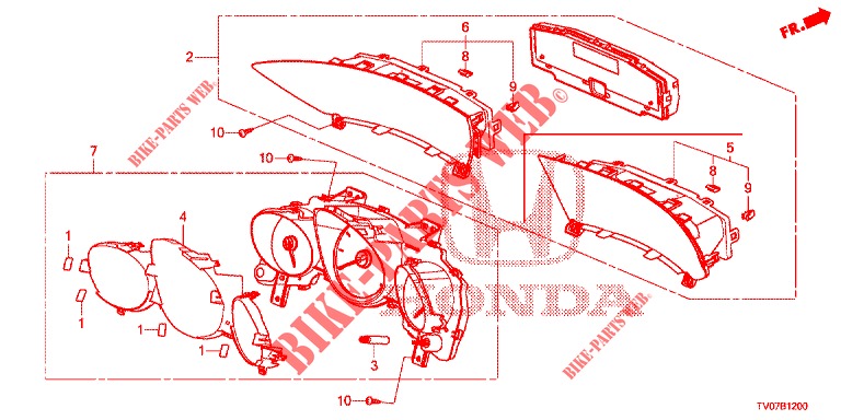 DREHZAHLMESSER  für Honda CIVIC DIESEL 2.2 EXECUTIVE 5 Türen 6 gang-Schaltgetriebe 2013