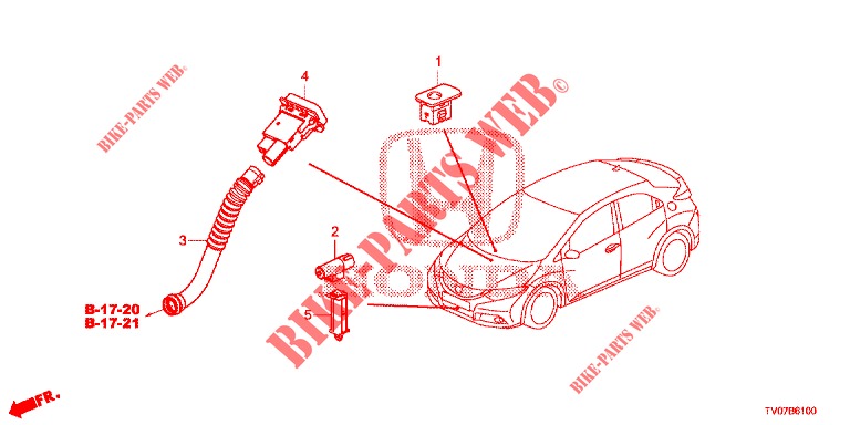 KLIMAANLAGE (CAPTEUR) für Honda CIVIC DIESEL 2.2 EXECUTIVE 5 Türen 6 gang-Schaltgetriebe 2013