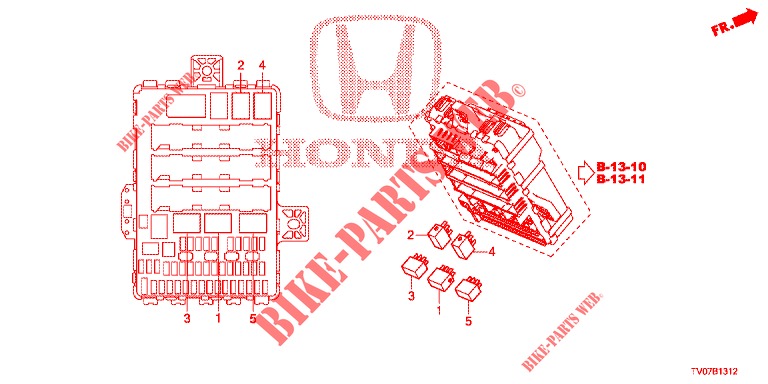 STEUERGERAT (CABINE) (2) für Honda CIVIC DIESEL 2.2 EXECUTIVE 5 Türen 6 gang-Schaltgetriebe 2013