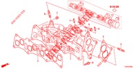 ANSAUGKRUEMMER (DIESEL) (2.2L) für Honda CIVIC DIESEL 2.2 S 5 Türen 6 gang-Schaltgetriebe 2013