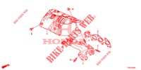 AUSPUFFKRUEMMER (DIESEL) (2.2L) für Honda CIVIC DIESEL 2.2 S 5 Türen 6 gang-Schaltgetriebe 2013