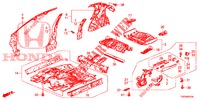 BODEN/INNENBLECHE  für Honda CIVIC DIESEL 2.2 S 5 Türen 6 gang-Schaltgetriebe 2013