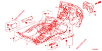 BODENMATTE/ISOLATOR  für Honda CIVIC DIESEL 2.2 S 5 Türen 6 gang-Schaltgetriebe 2013