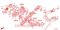 EGR STEUERVENTIL (DIESEL) (2.2L) für Honda CIVIC DIESEL 2.2 S 5 Türen 6 gang-Schaltgetriebe 2013