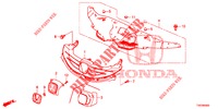 GRILL, VORNE/ZIERLEISTE  für Honda CIVIC DIESEL 2.2 S 5 Türen 6 gang-Schaltgetriebe 2013