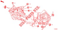 GUMMITUELLE (ARRIERE) für Honda CIVIC DIESEL 2.2 S 5 Türen 6 gang-Schaltgetriebe 2013