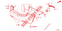 HINTERER STOSSFAENGER  für Honda CIVIC DIESEL 2.2 S 5 Türen 6 gang-Schaltgetriebe 2013