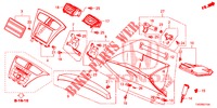 INSTRUMENT, ZIERSTUECK (COTE DE PASSAGER) (LH) für Honda CIVIC DIESEL 2.2 S 5 Türen 6 gang-Schaltgetriebe 2013