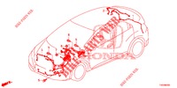 KABELBAUM (1) (LH) für Honda CIVIC DIESEL 2.2 S 5 Türen 6 gang-Schaltgetriebe 2013