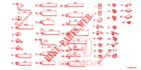 KABELBAUMBAND/BUEGEL(RH)  für Honda CIVIC DIESEL 2.2 S 5 Türen 6 gang-Schaltgetriebe 2013
