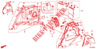 KOFFERRAUM SEITENVERKL.  für Honda CIVIC DIESEL 2.2 S 5 Türen 6 gang-Schaltgetriebe 2013
